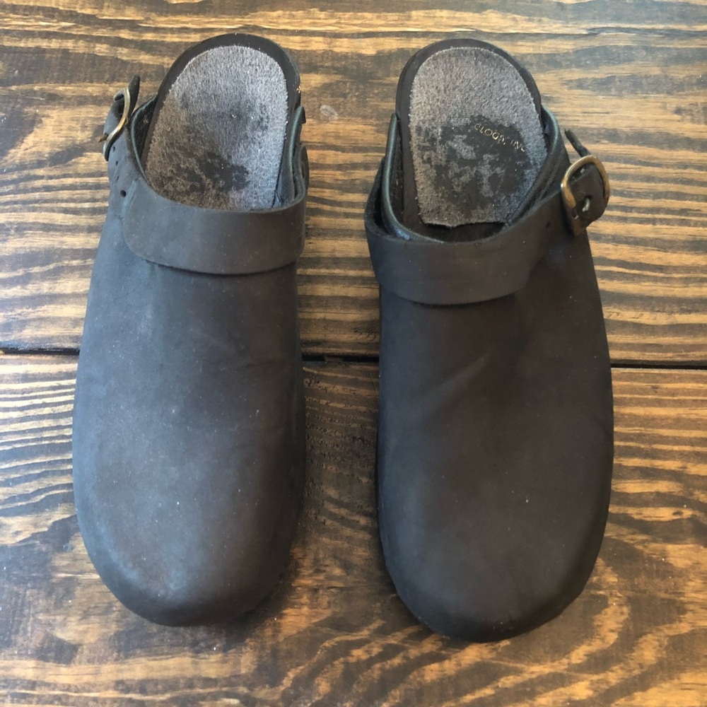 Vintage Wooden Clogs